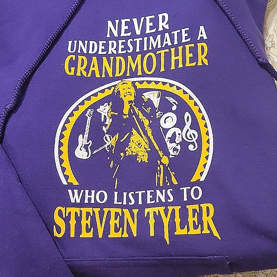 Never Worn New Heavy Duty Hooded Sweatshirt Steven Tyler Sz M